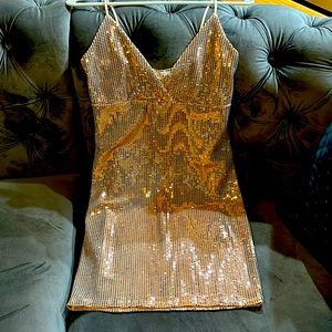 red dress with gold zipper Long Maxi Hawaiian Dress Prince Kuhio Red-Gold Red / XS main image 1